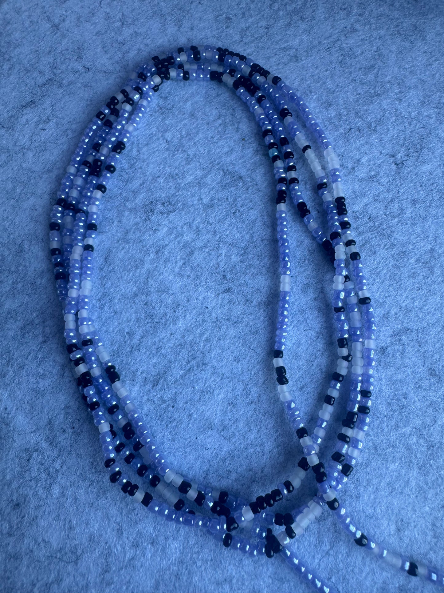 Blue Mist Waist Beads