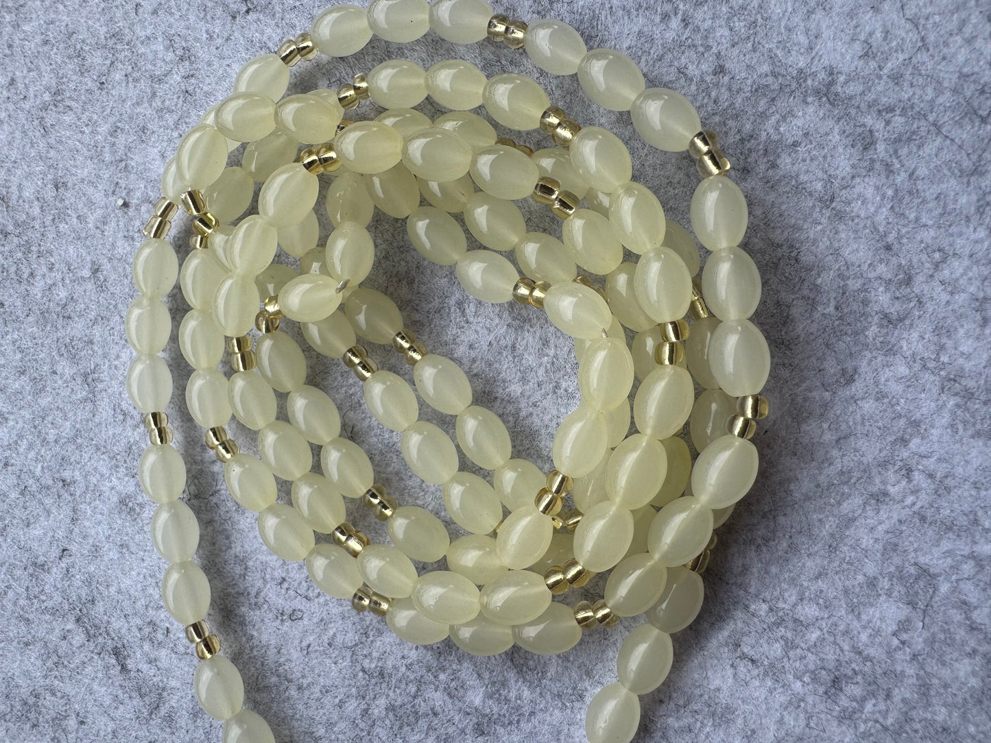 Jelly Glass waist Beads