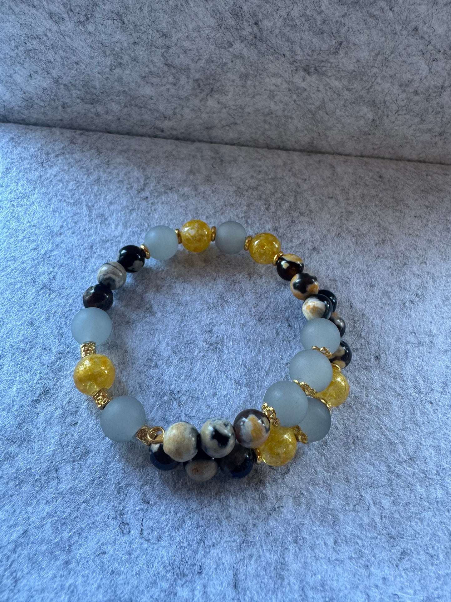 Agate Honey Bracelet
