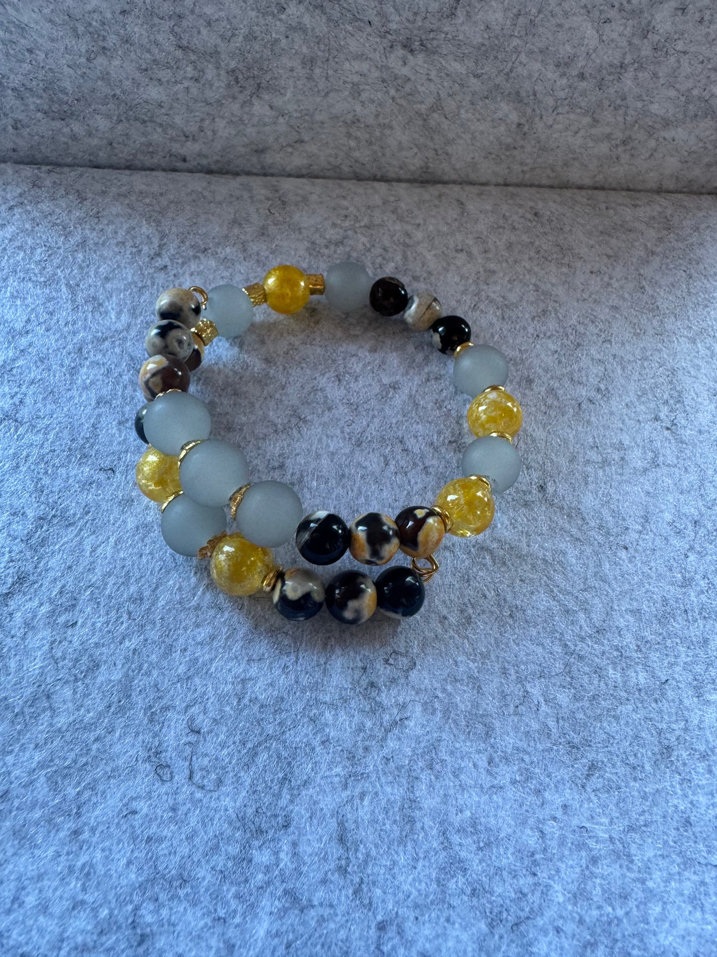 Agate Honey Bracelet