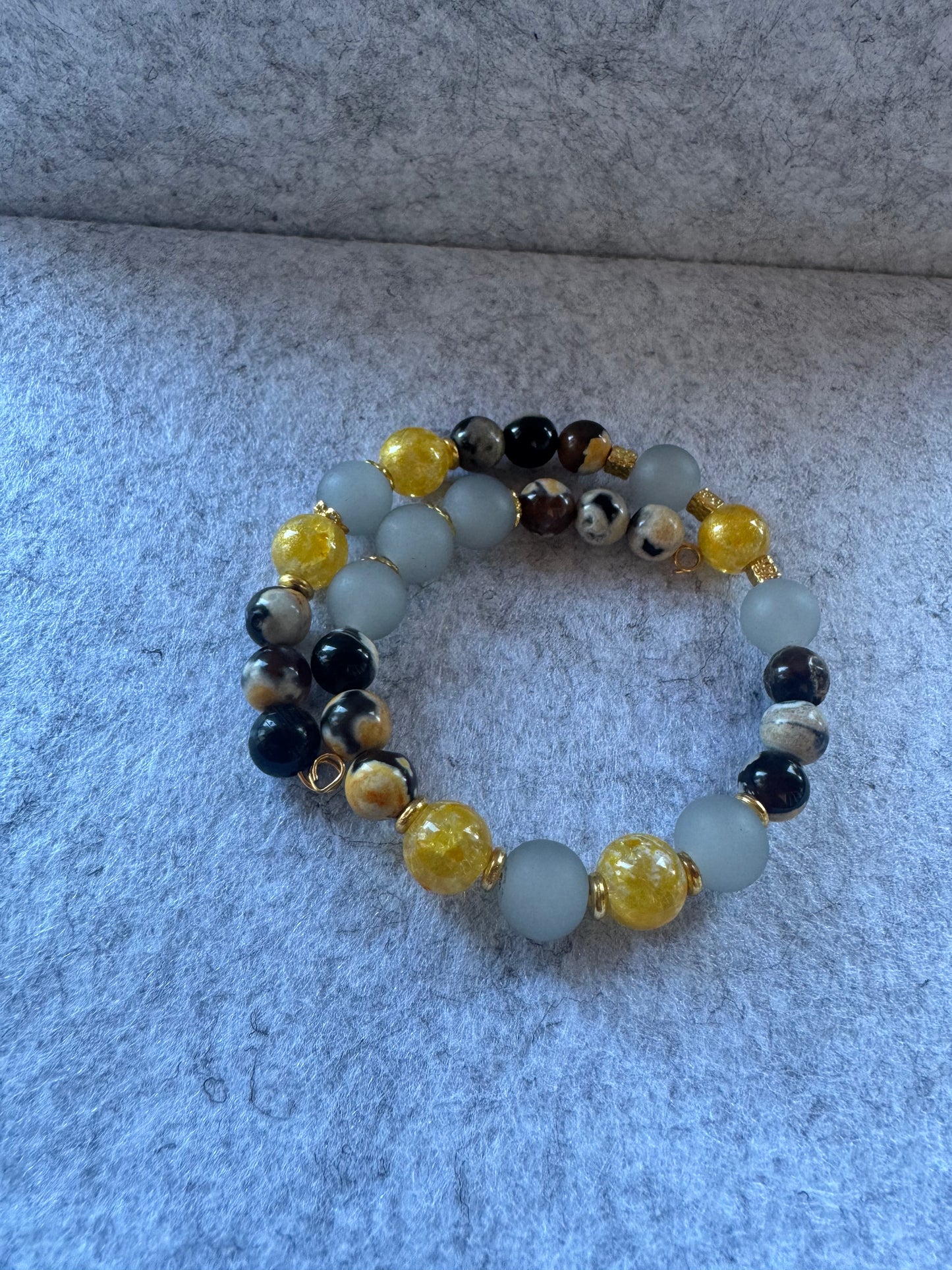 Agate Honey Bracelet