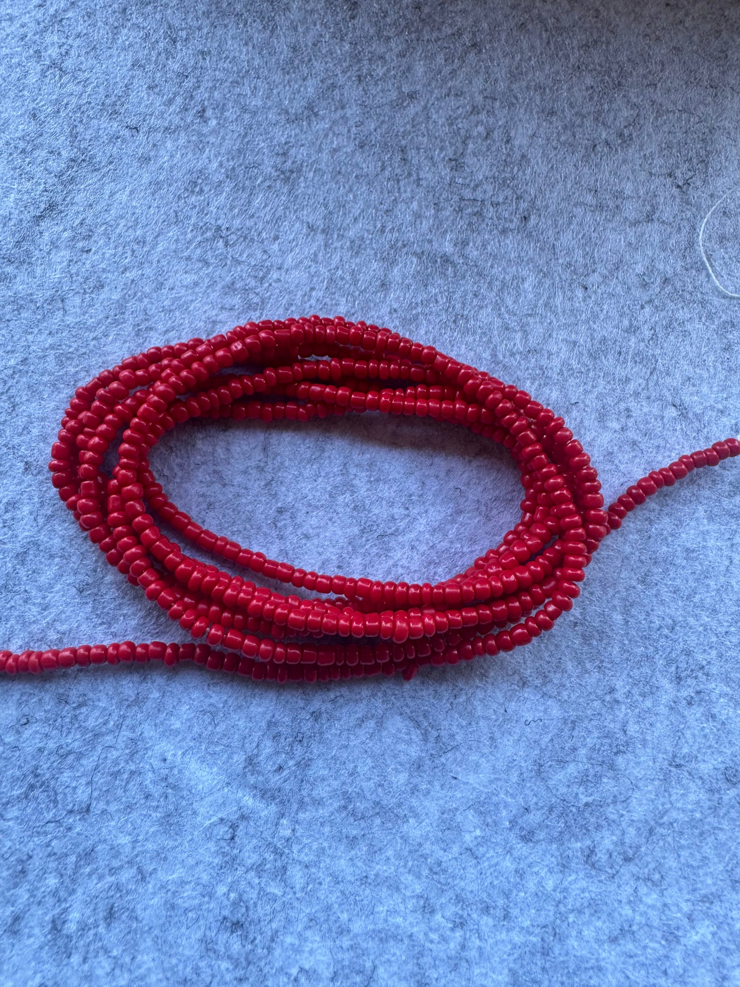 Bold Red waistbead