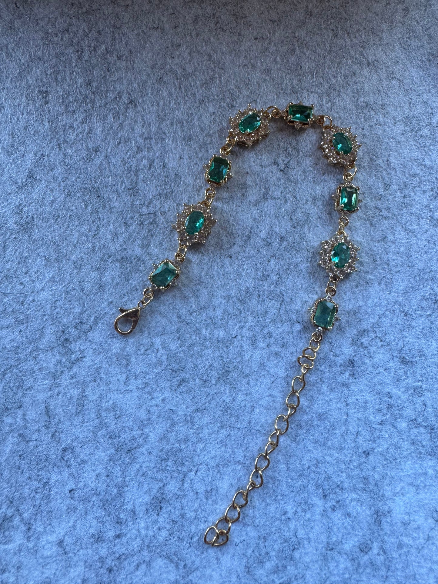 Emerald Drip Bracelet